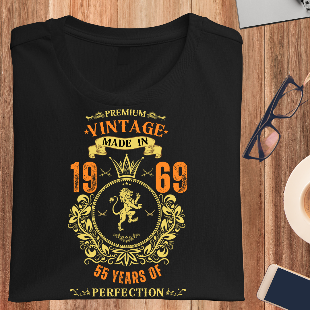 PREMIUM VINTAGE MADE IN 1969 UNISEX T-SHIRT