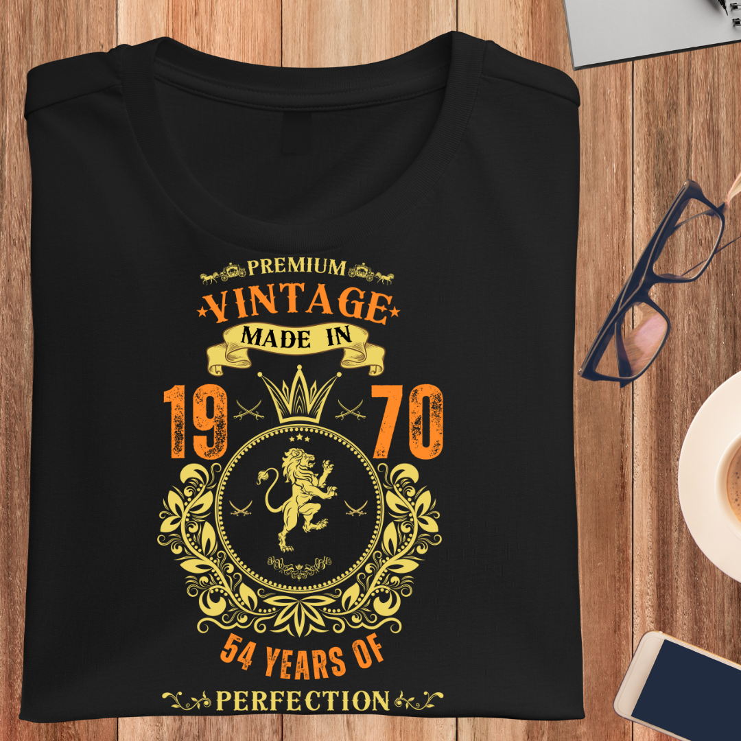 PREMIUM VINTAGE MADE IN 1970 UNISEX T-SHIRT