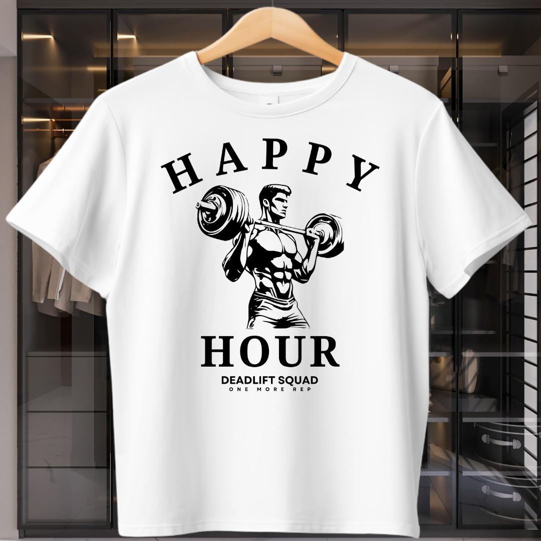 Happy Hour - Deadlift Squad Unisex T-Shirt