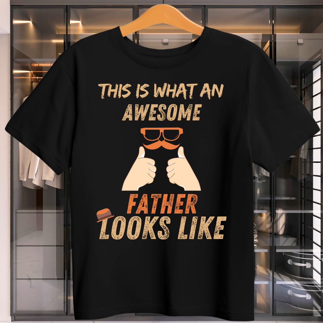 AWESOME FATHER T-SHIRT