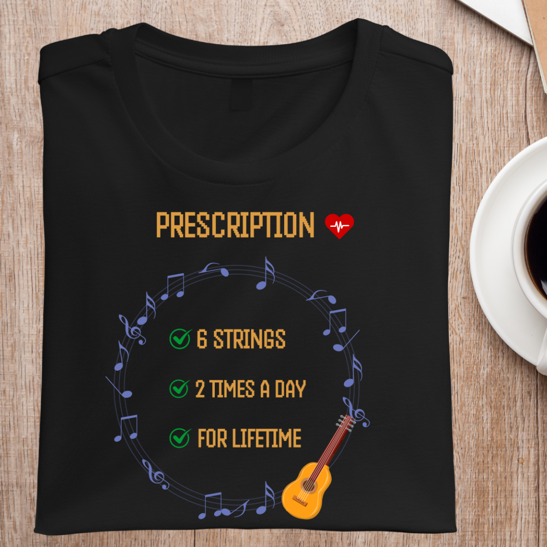 GUITAR PRESCRIPTION Unisex Half Sleeve TShirt