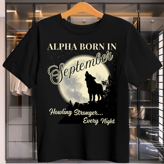 Alpha Born In September Unisex T-Shirt