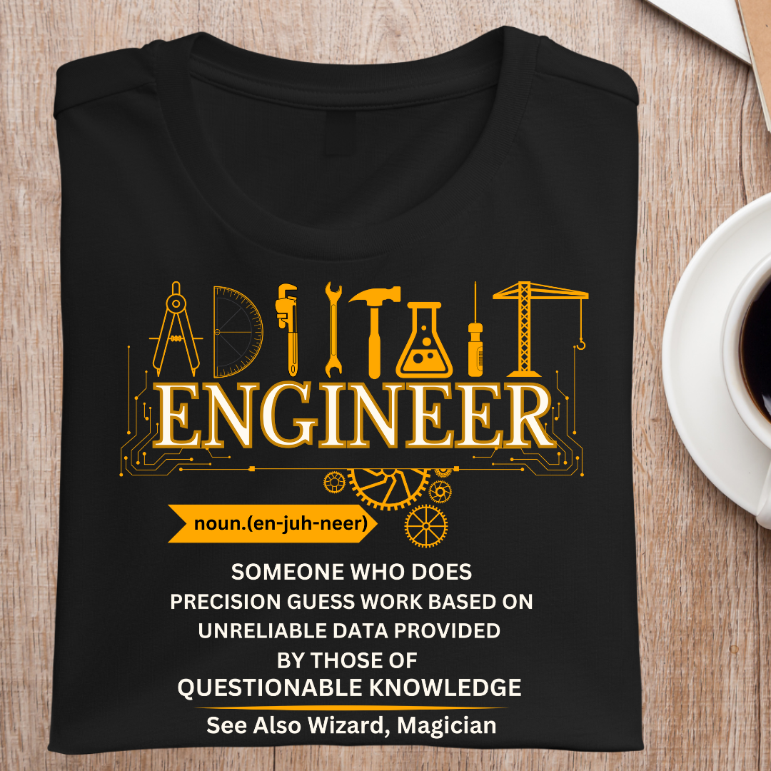 ENGINEER DEFINITION UNISEX T-SHIRT