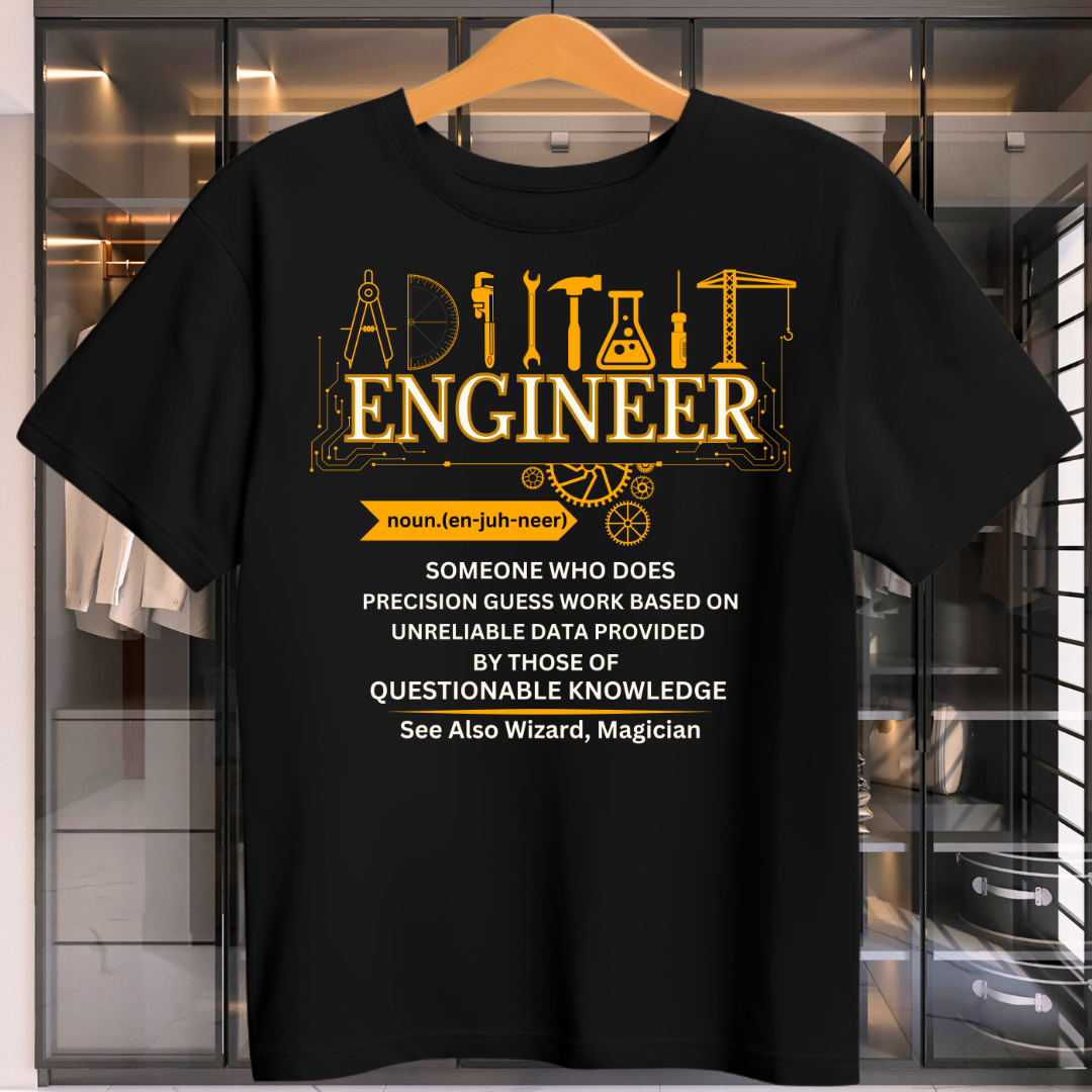 ENGINEER DEFINITION UNISEX T-SHIRT