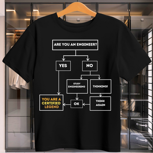 ENGINEERING FLOW CHART UNISEX T-SHIRT