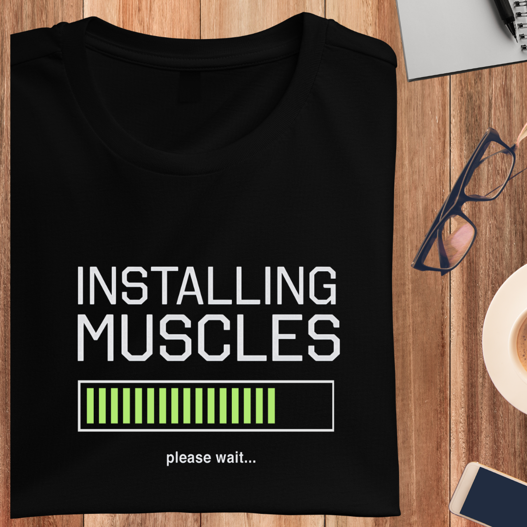 Installing Muscles Unisex T-Shirt