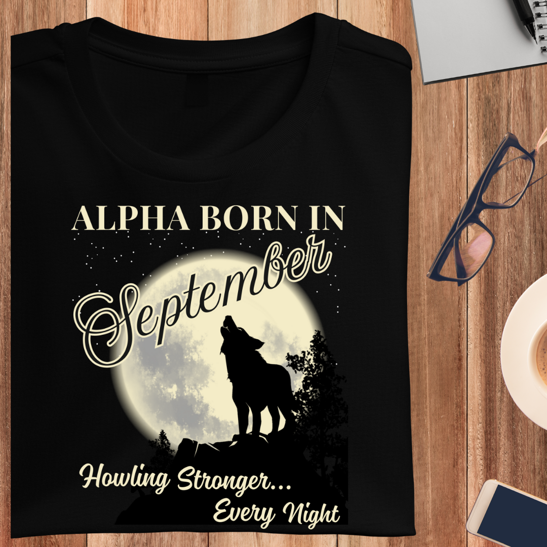 Alpha Born In September Unisex T-Shirt