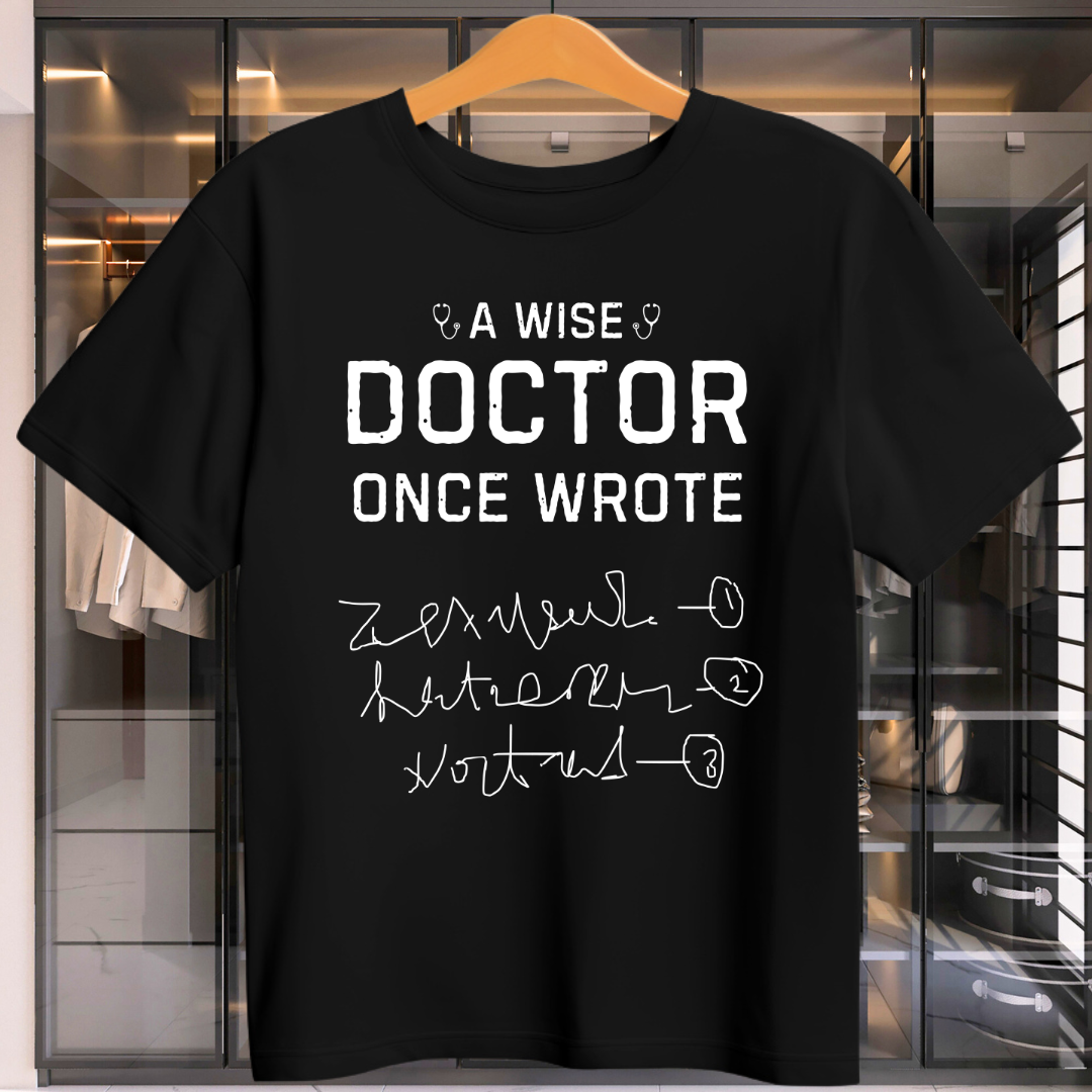 A WISE DOCTOR UNISEX T-SHIRT