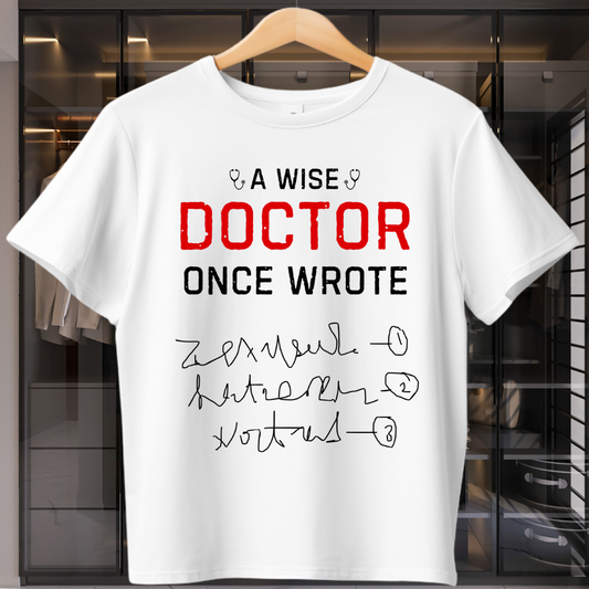 A WISE DOCTOR UNISEX T-SHIRT