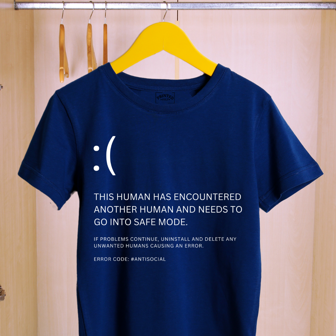 Anti-Social BlueScreen Unisex T-Shirt