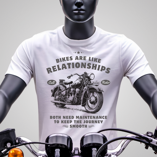 Bikes Are Like Relationships Unisex T-Shirt