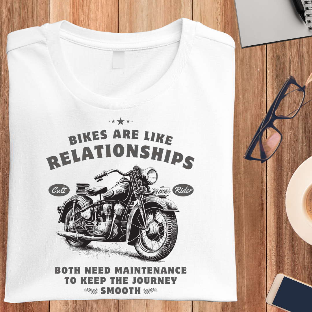 Bikes Are Like Relationships Unisex T-Shirt