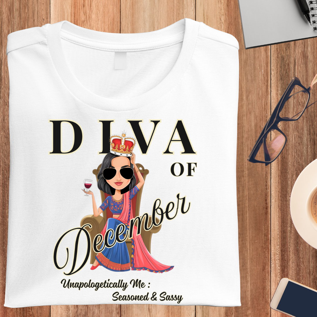 Diva Of December Women's T-Shirt