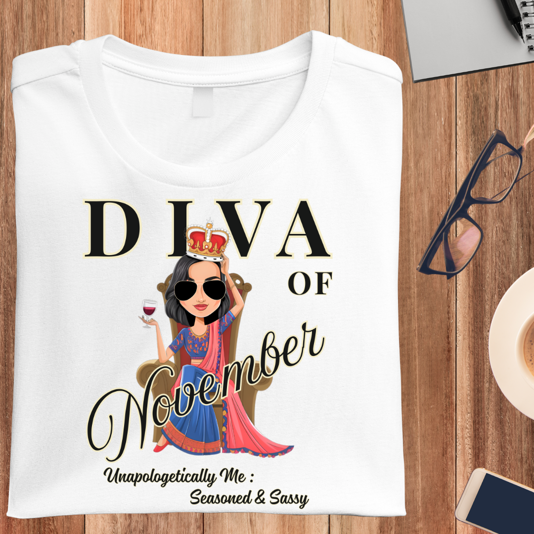 Diva Of November Women's T-Shirt