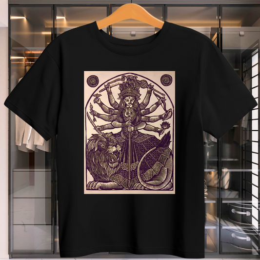 Intricate Art Work Of Ma Durga Unisex T-Shirt