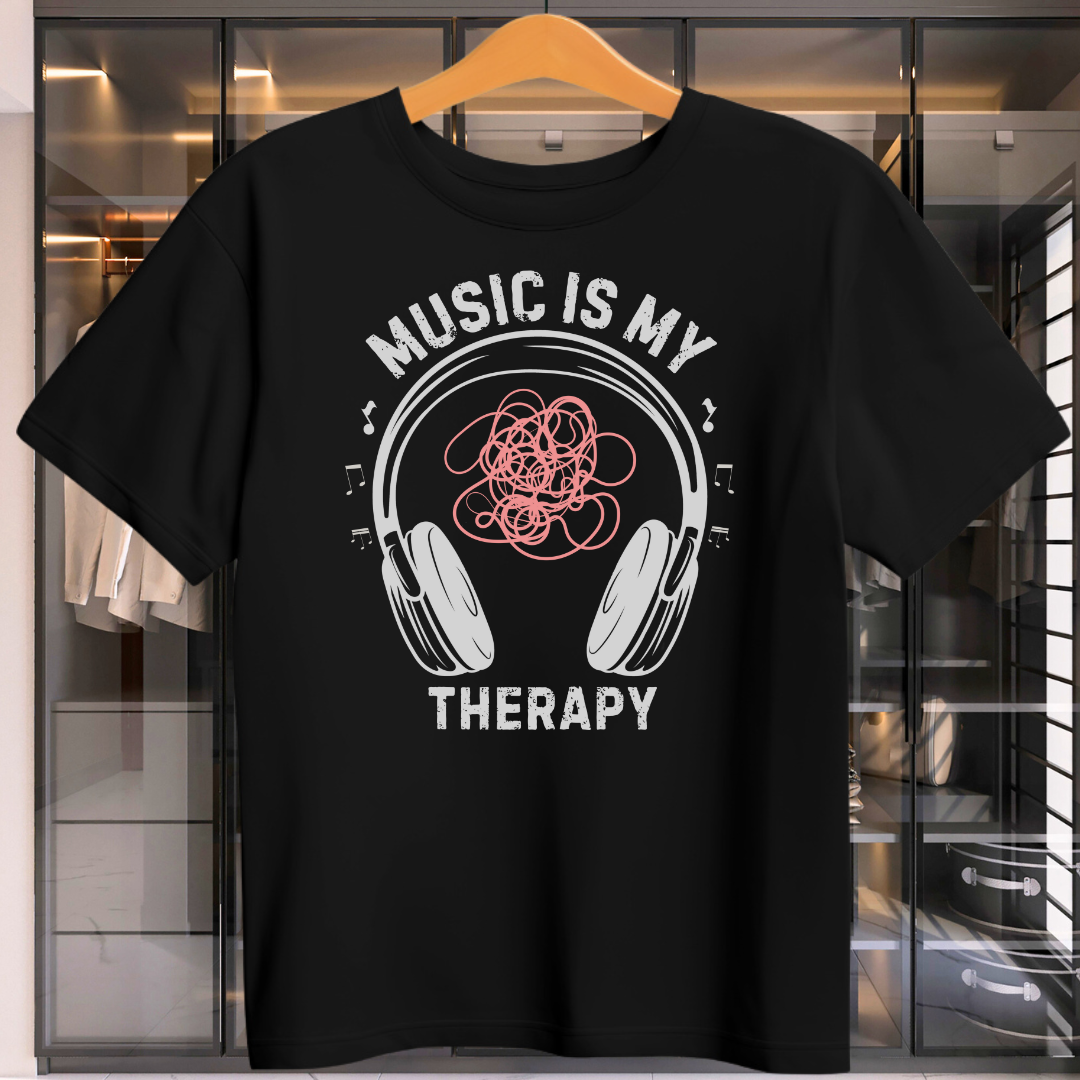 Music Is My Therapy Unisex T-Shirt