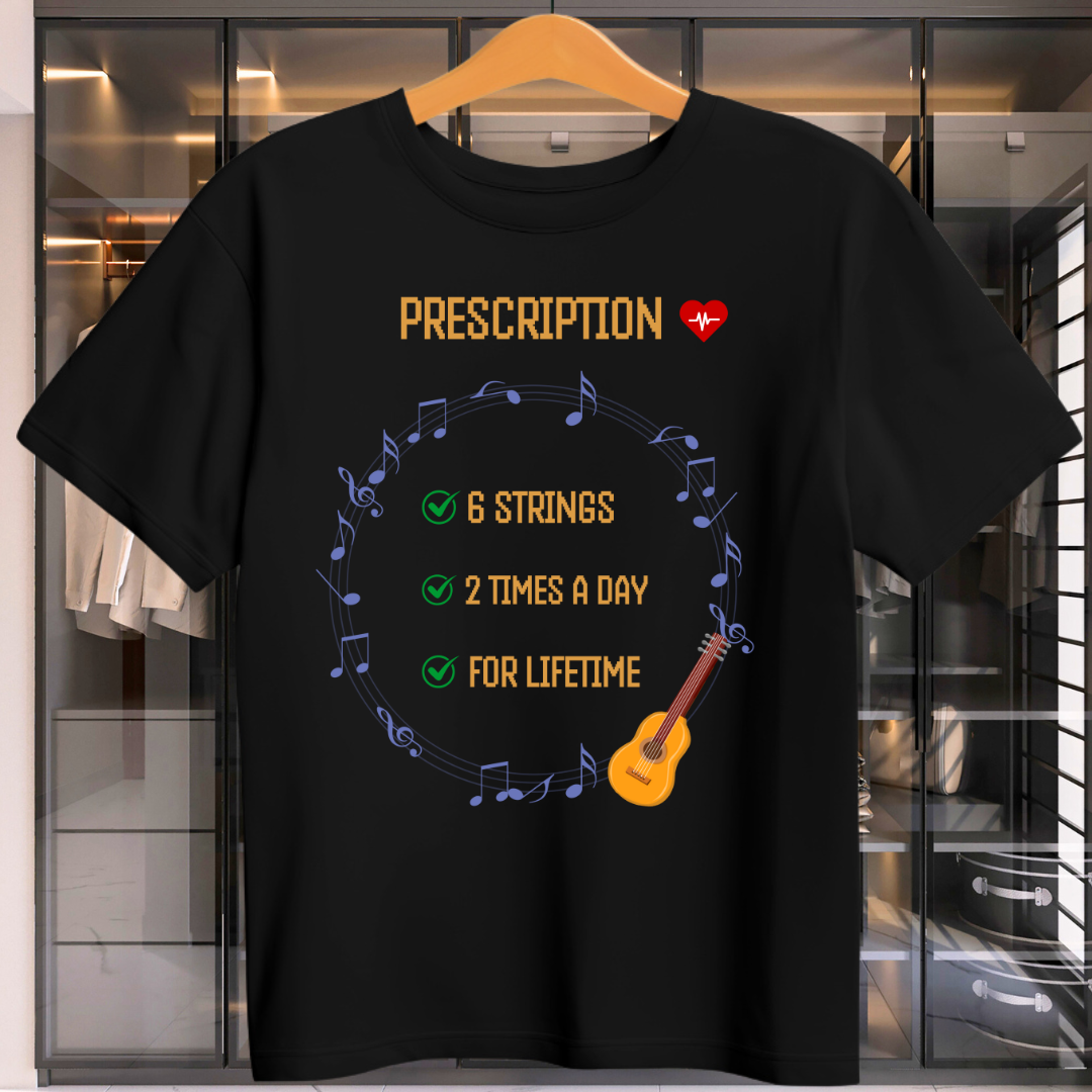 GUITAR PRESCRIPTION Unisex Half Sleeve TShirt