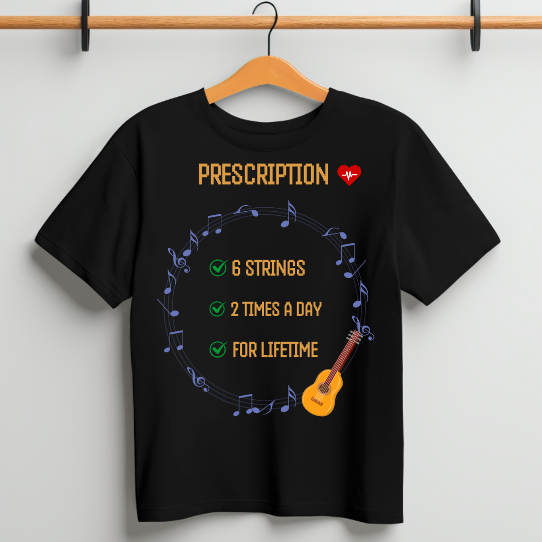 GUITAR PRESCRIPTION Unisex Half Sleeve TShirt