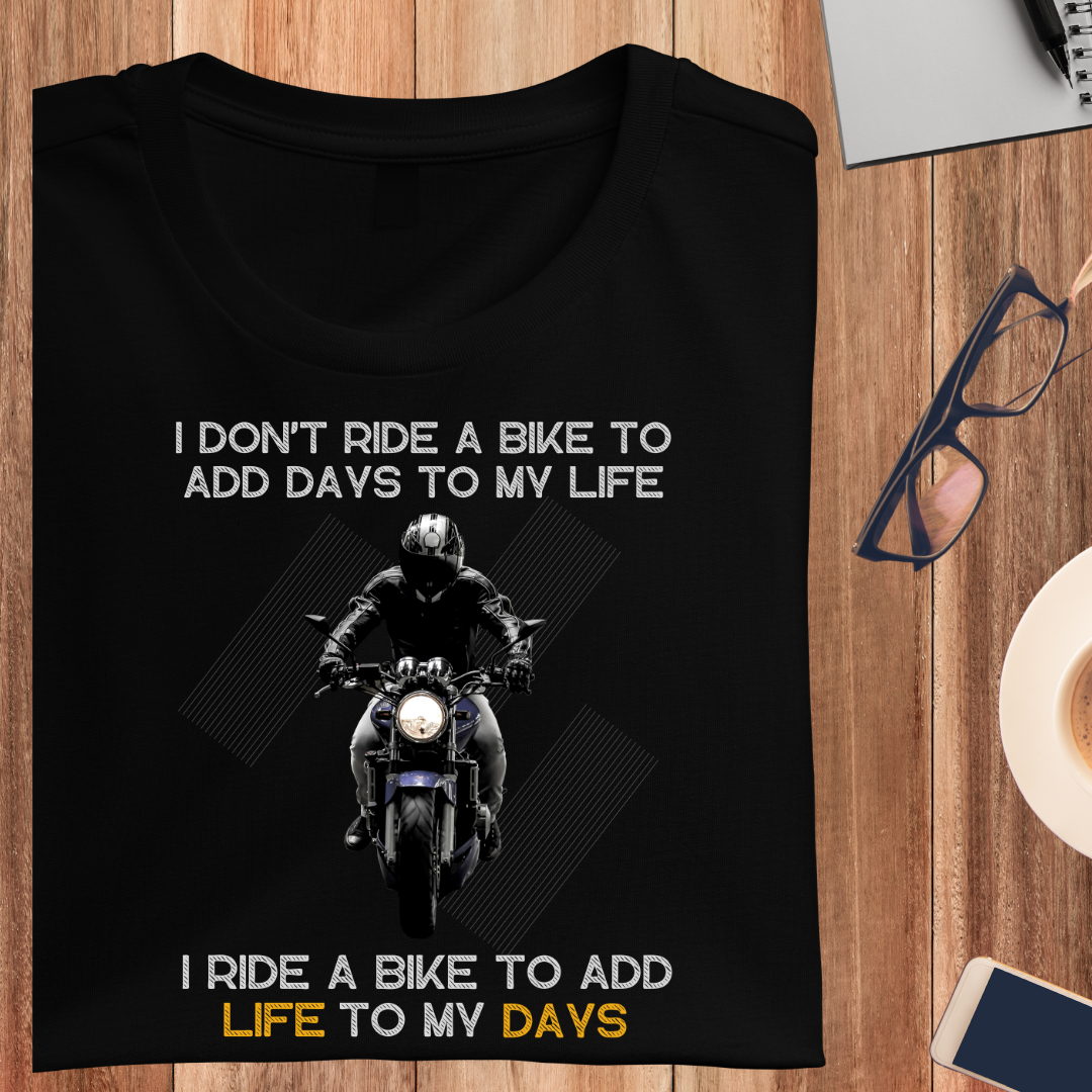 I Add Life To My Days Unisex T-Shirt