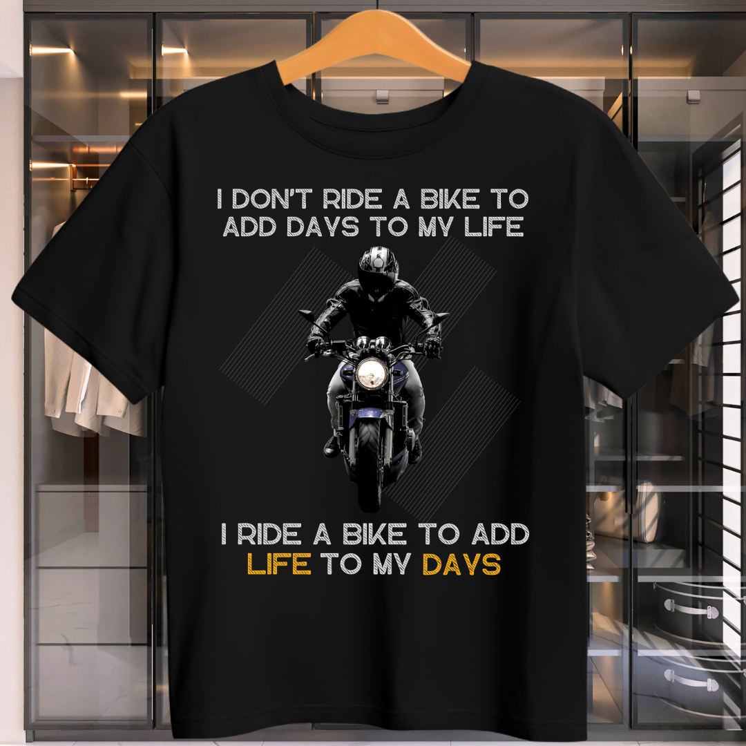 I Add Life To My Days Unisex T-Shirt