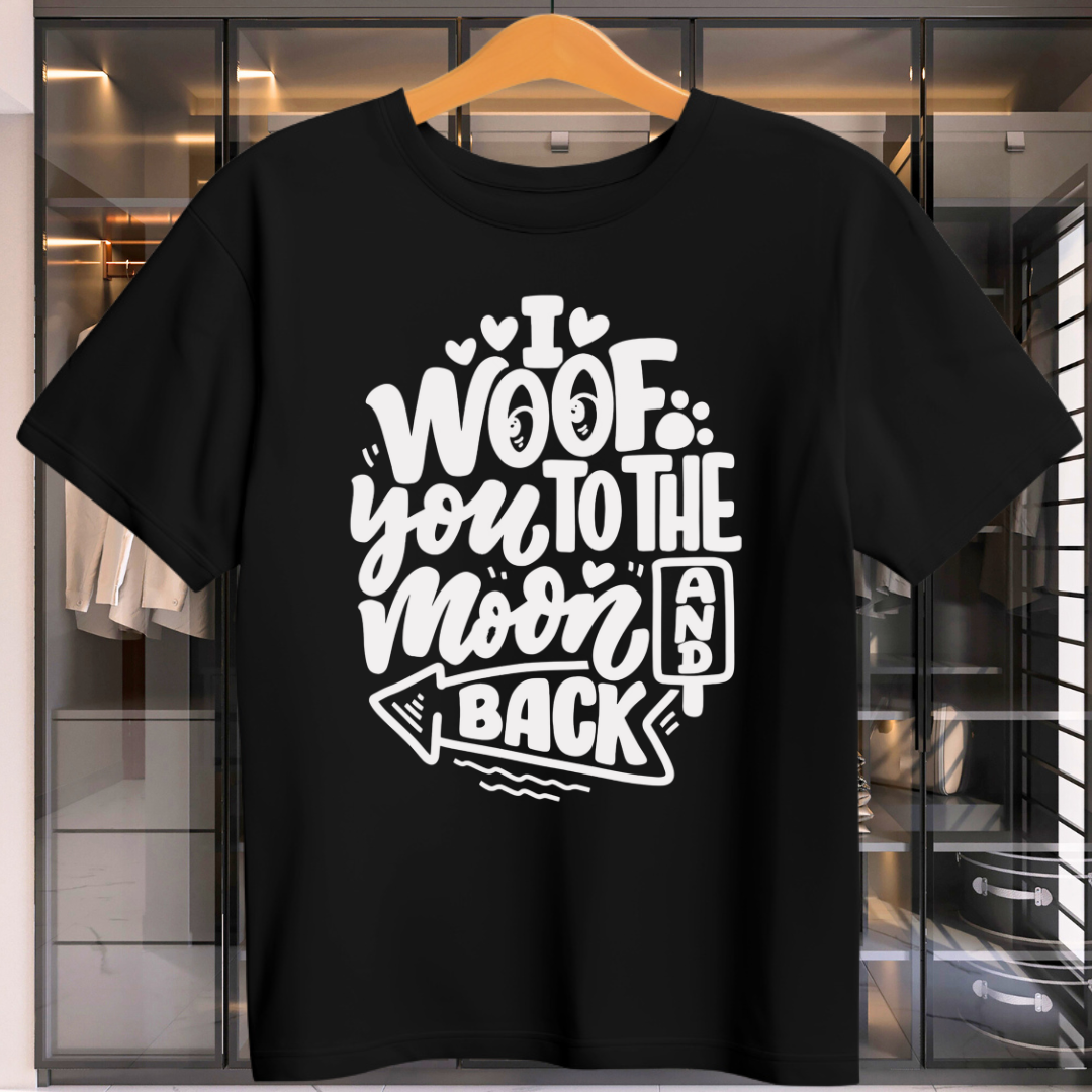 I Woof You To The Moon And Back Unisex T-Shirt