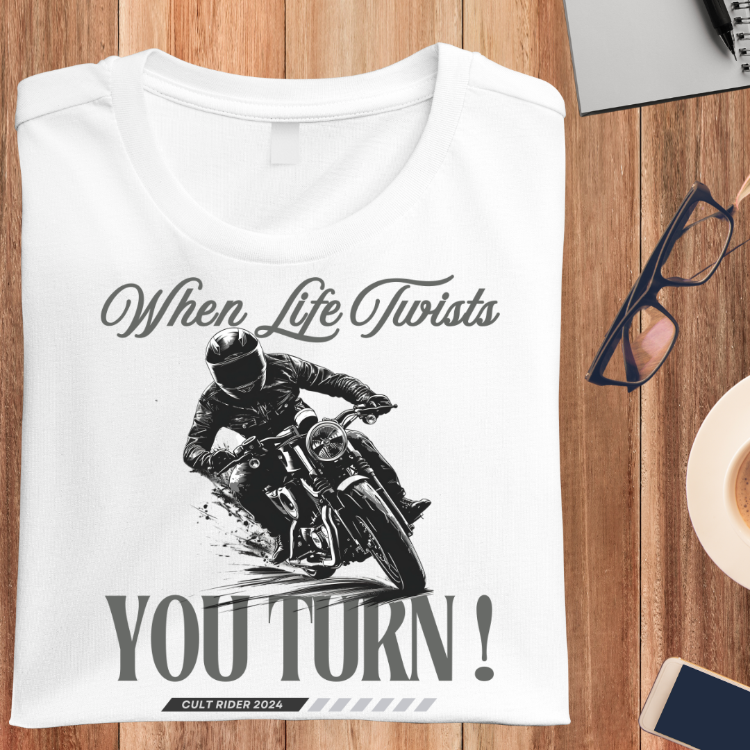 When Life Twists - You Turn Unisex T-Shirt