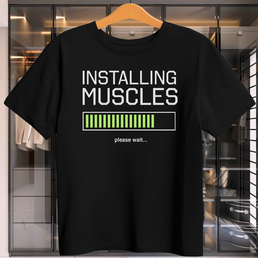 Installing Muscles Unisex T-Shirt