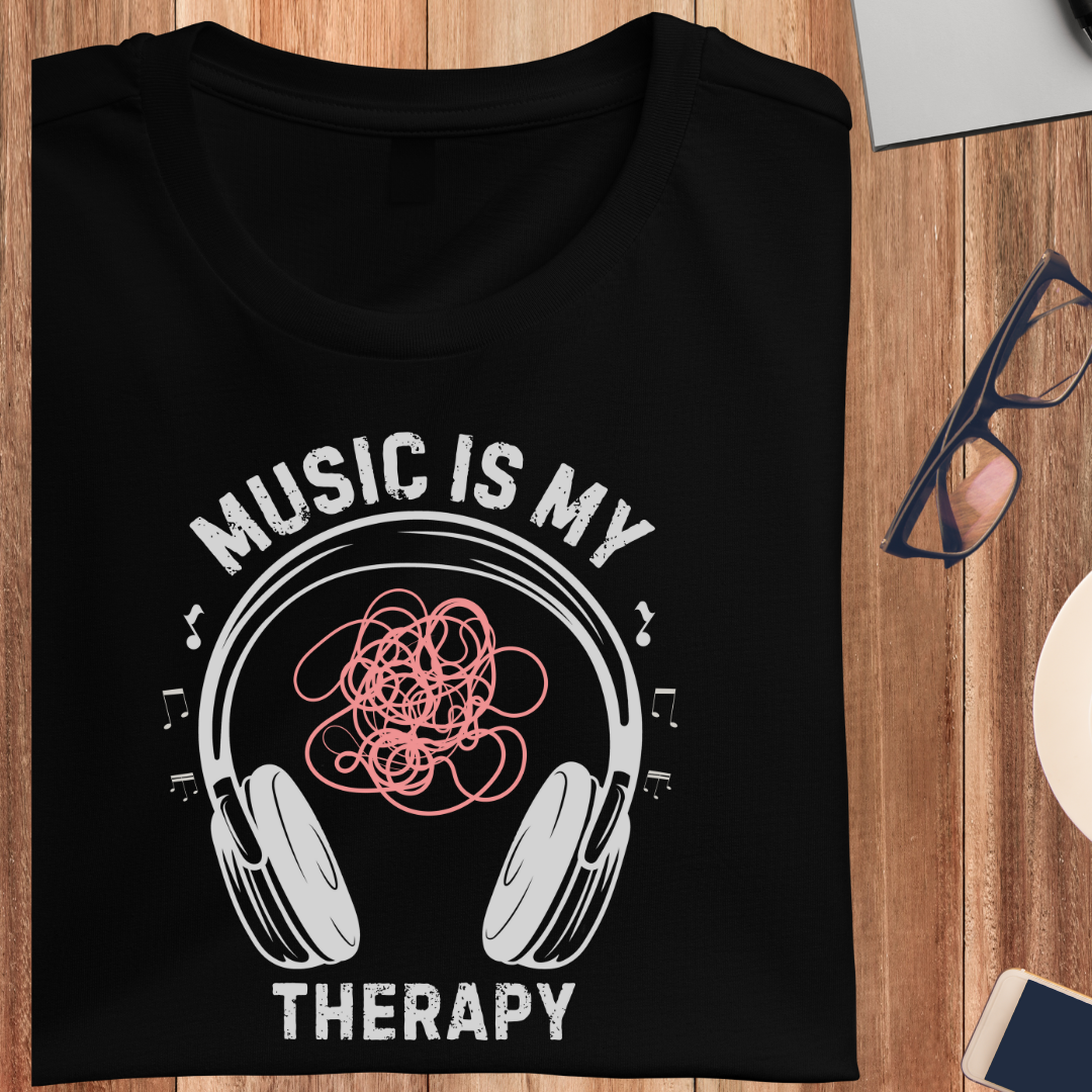 Music Is My Therapy Unisex T-Shirt