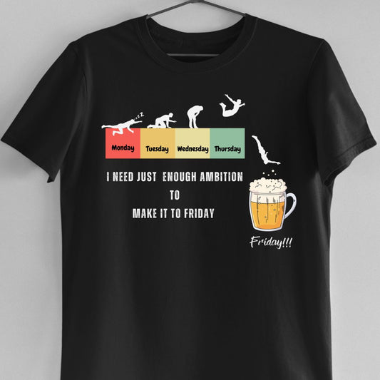 Dive Into Beer - Its Friday (Unisex Funny Beer T-Shirt)