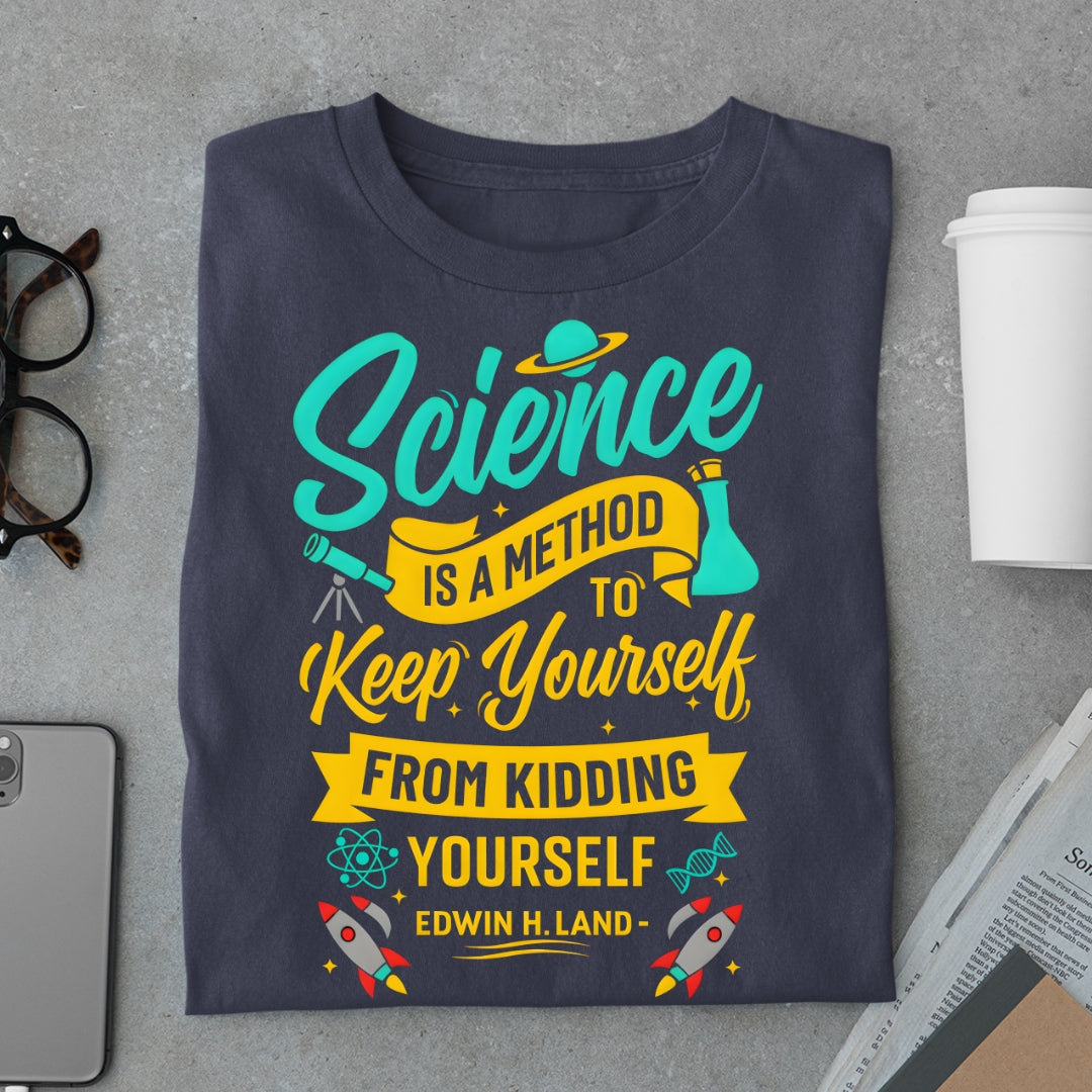 Science is  a method to keep yourself from kidding yourself (by Edwin H. Land)