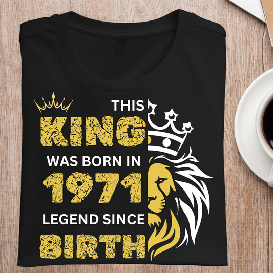 THIS KING WAS BORN IN 1971