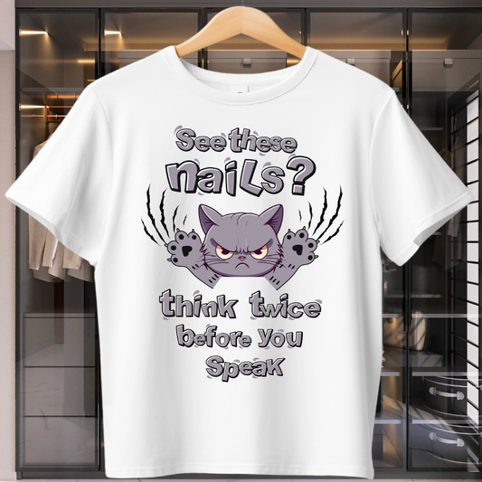 Think Twice Before You Speak Unise T-Shirt