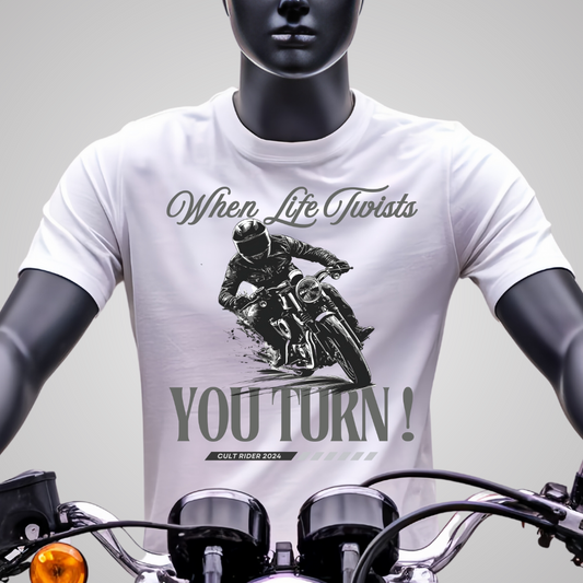 When Life Twists - You Turn Unisex T-Shirt