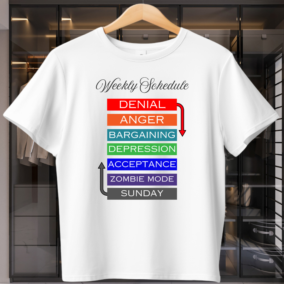 Weekly Schedule Unisex T-Shirt