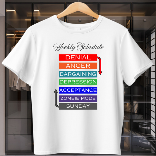 Weekly Schedule Unisex T-Shirt